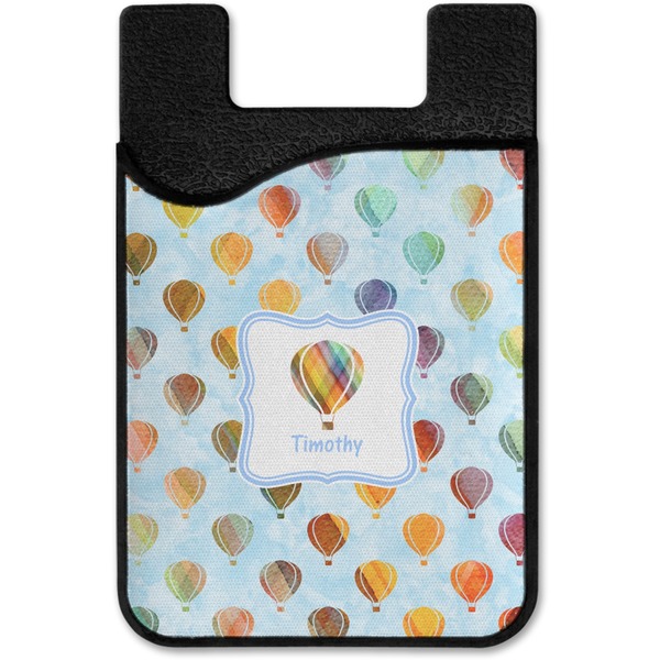 Watercolor Hot Air Balloons Cell Phone Credit Card Holder