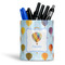 Watercolor Hot Air Balloons Ceramic Pen Holder - Main