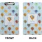 Watercolor Hot Air Balloons Clipboard (Legal) (Front + Back)