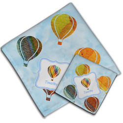 Watercolor Hot Air Balloons Cloth Napkin w/ Name or Text