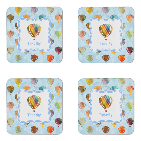 Watercolor Hot Air Balloons Coaster Set - APPROVAL