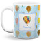 Watercolor Hot Air Balloons Coffee Mug - 11 oz - Full- White