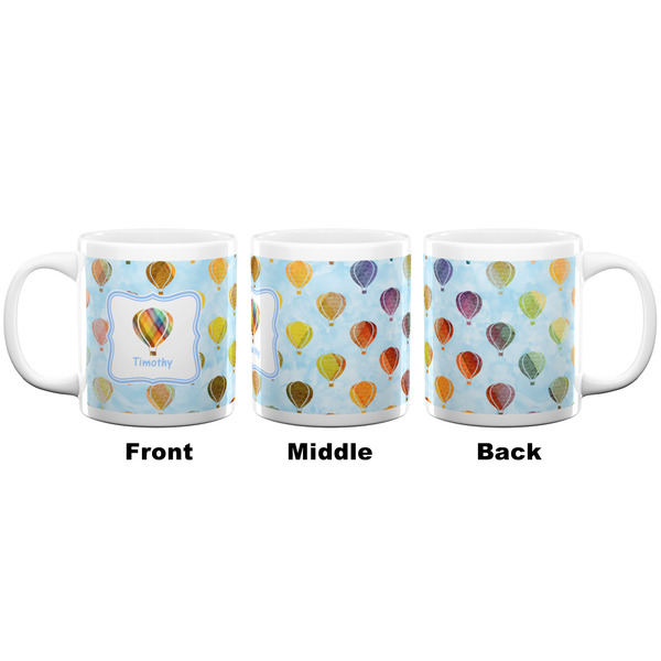 Watercolor Hot Air Balloons Coffee Mug - 20 oz - White APPROVAL