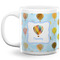 Watercolor Hot Air Balloons Coffee Mug - 20 oz - White