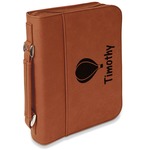 Watercolor Hot Air Balloons Leatherette Bible Cover with Handle & Zipper - Large- Single Sided (Personalized)