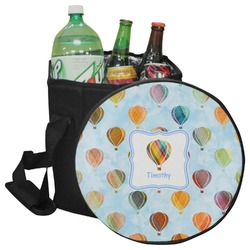 Watercolor Hot Air Balloons Collapsible Cooler & Seat (Personalized)