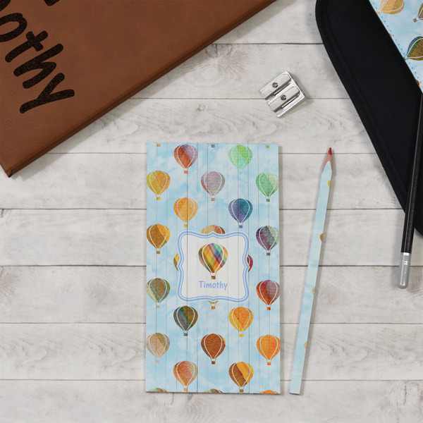 Watercolor Hot Air Balloons Colored Pencils - In Context