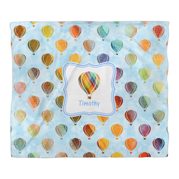 Watercolor Hot Air Balloons Comforter - King - Front