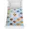 Watercolor Hot Air Balloons Comforter - Twin XL (Personalized)