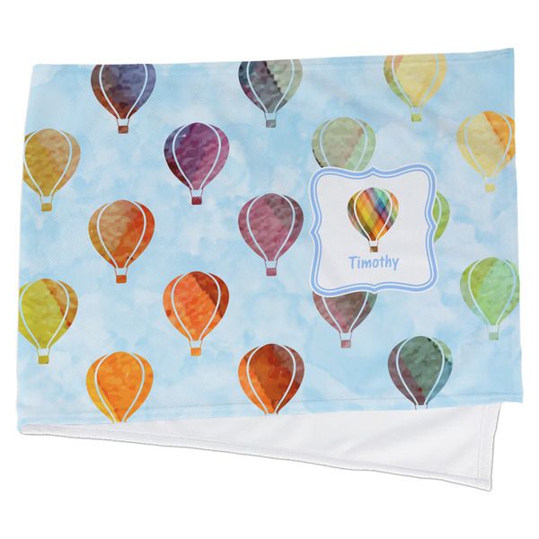 Custom Watercolor Hot Air Balloons Cooling Towel (Personalized)