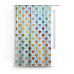 Watercolor Hot Air Balloons Curtain Panel - Custom Size