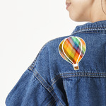Watercolor Hot Air Balloons Twill Iron On Patch - Custom Shape
