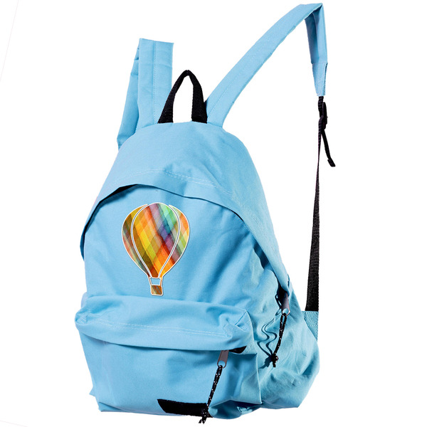 Watercolor Hot Air Balloons Custom Shape Iron On Patches - XL single APPROVAL