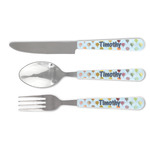 Watercolor Hot Air Balloons Cutlery Set (Personalized)