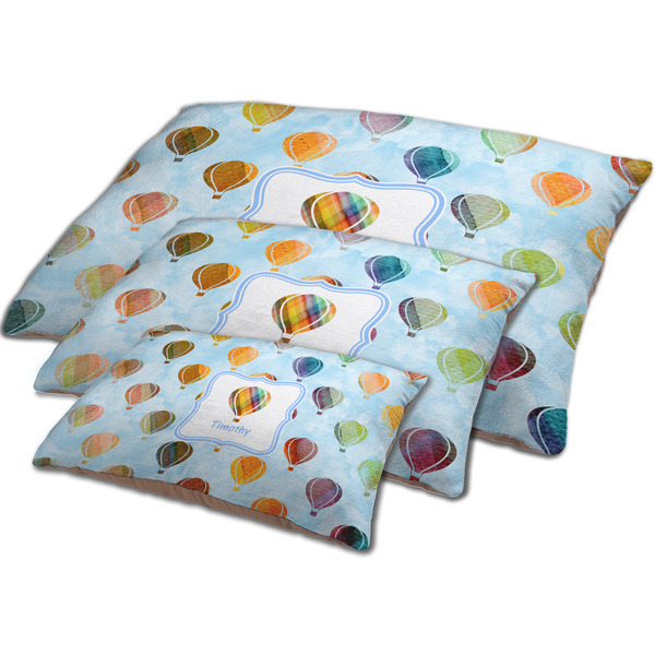 Watercolor Hot Air Balloons Dog Beds - MAIN (sm, med, lrg)