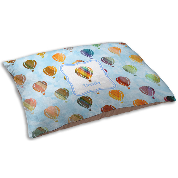 Watercolor Hot Air Balloons Dog Beds - SMALL