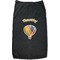 Watercolor Hot Air Balloons Black Pet Shirt - 3XL (Personalized)