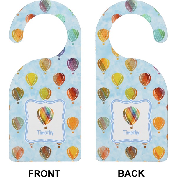 Watercolor Hot Air Balloons Door Hanger (Approval)