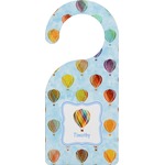 Watercolor Hot Air Balloons Door Hanger (Personalized)