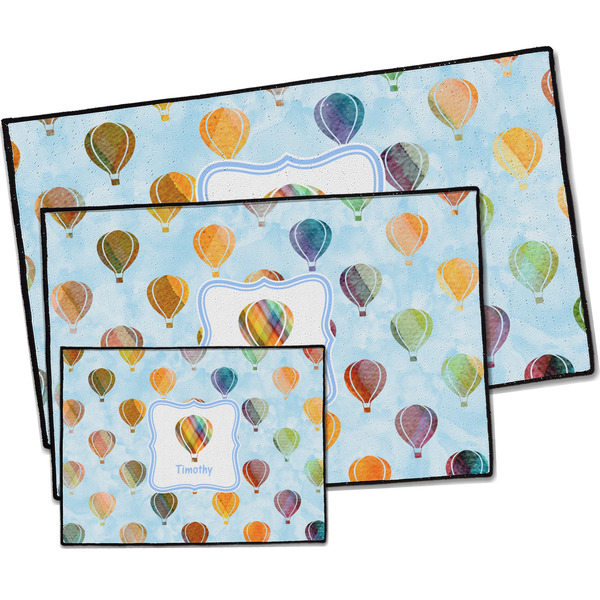 Watercolor Hot Air Balloons Door Mats - PARENT MAIN