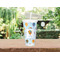 Watercolor Hot Air Balloons Double Wall Tumbler with Straw Lifestyle