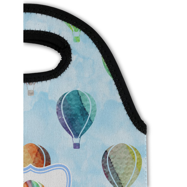 Watercolor Hot Air Balloons Double Wine Tote - Detail 1 (new)