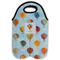 Watercolor Hot Air Balloons Double Wine Tote - Flat (new)