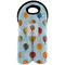 Watercolor Hot Air Balloons Double Wine Tote - Front (new)