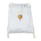 Watercolor Hot Air Balloons Drawstring Backpacks - Sweatshirt Fleece - Single Sided - FRONT