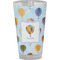 Watercolor Hot Air Balloons Pint Glass - Full Color - Front View
