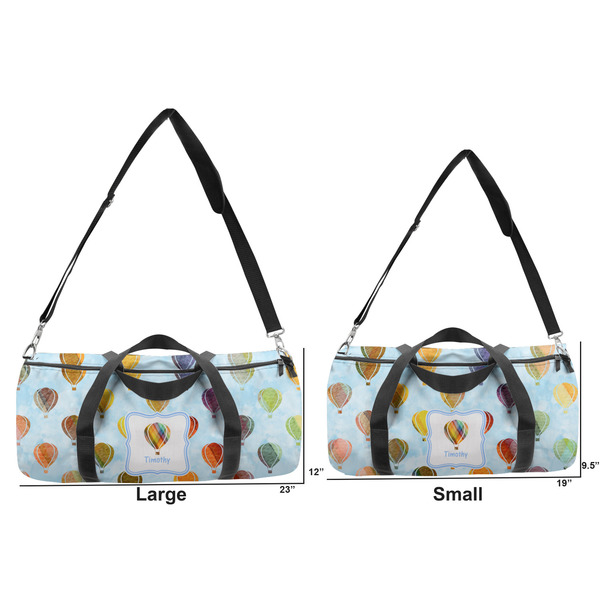 Watercolor Hot Air Balloons Duffle Bag Small and Large