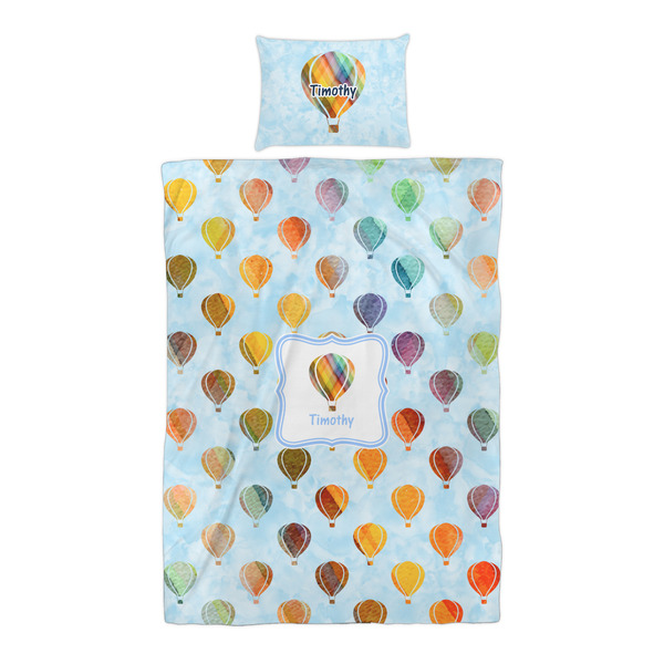 Watercolor Hot Air Balloons Duvet Cover Set - Twin XL - Alt Approval