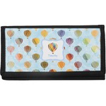 Watercolor Hot Air Balloons Canvas Checkbook Cover (Personalized)
