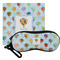 Watercolor Hot Air Balloons Eyeglass Case & Cloth Set