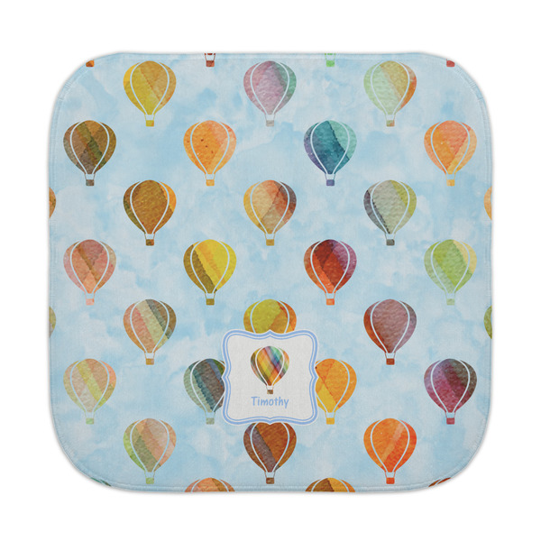 Custom Watercolor Hot Air Balloons Face Towel (Personalized)