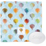 Watercolor Hot Air Balloons Washcloth (Personalized)