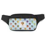 Watercolor Hot Air Balloons Fanny Pack - Modern Style (Personalized)