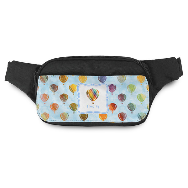 Custom Watercolor Hot Air Balloons Fanny Pack - Modern Style (Personalized)