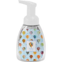 Watercolor Hot Air Balloons Foam Soap Bottle - White (Personalized)