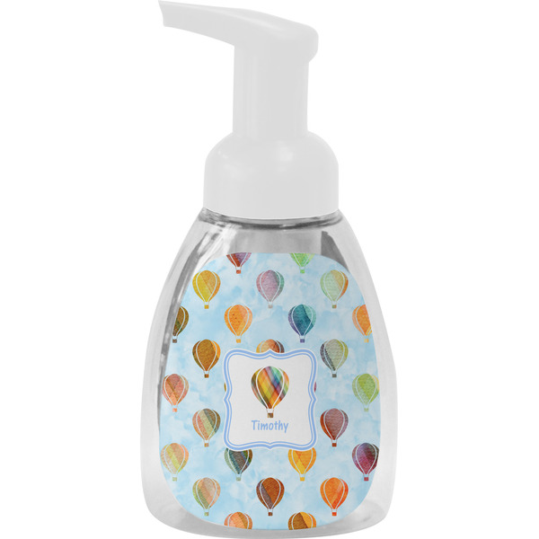 Custom Watercolor Hot Air Balloons Foam Soap Bottle (Personalized)