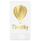 Watercolor Hot Air Balloons Guest Napkins - Foil Stamped (Personalized)