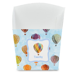 Watercolor Hot Air Balloons French Fry Favor Boxes (Personalized)