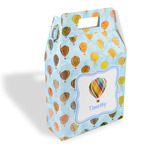 Watercolor Hot Air Balloons Gable Favor Box (Personalized)