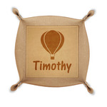 Watercolor Hot Air Balloons Genuine Leather Dice Tray (Personalized)