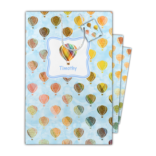 Watercolor Hot Air Balloons Gift Bags - Parent/Main