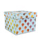Watercolor Hot Air Balloons Gift Box with Lid - Canvas Wrapped - Medium (Personalized)