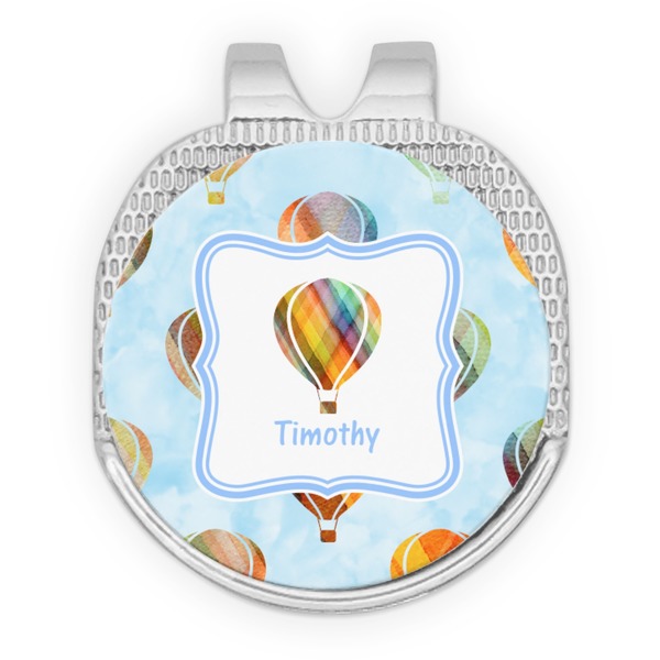 Watercolor Hot Air Balloons Golf Ball Hat Marker Hat Clip
