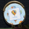 Watercolor Hot Air Balloons Golf Ball Marker Hat Clip - Gold - Close Up