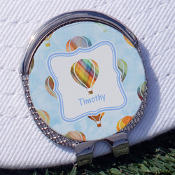 Watercolor Hot Air Balloons Golf Ball Marker - Hat Clip