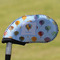 Watercolor Hot Air Balloons Golf Club Cover - Front